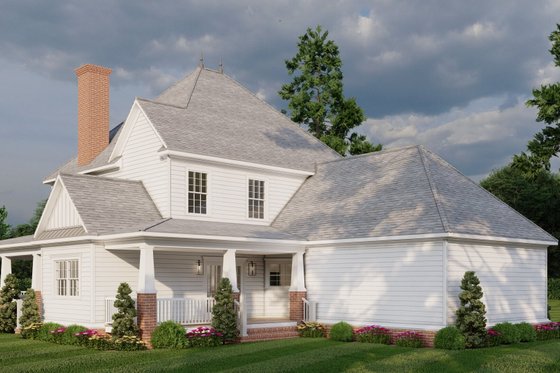 Exterior - Other Elevation 3 for Classical House Plan #17-2855 - 5 bed, 3.5 bath