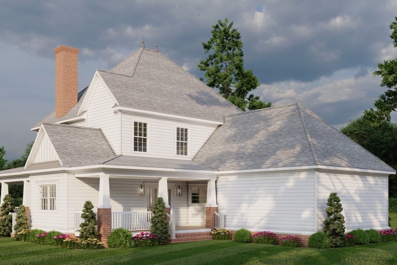 Dream House Plan - Exterior - Other Elevation 3 for Classical House Plan #17-2855 - 5 bed, 3.5 bath