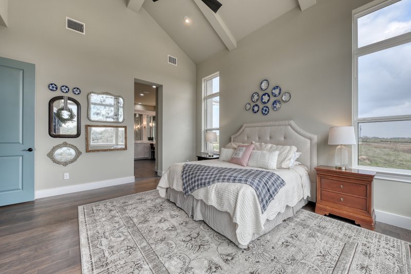 House Plan Design - Interior - Master Bedroom 1 for Modern House Plan #1110-40 - 5 bed, 4.5 bath