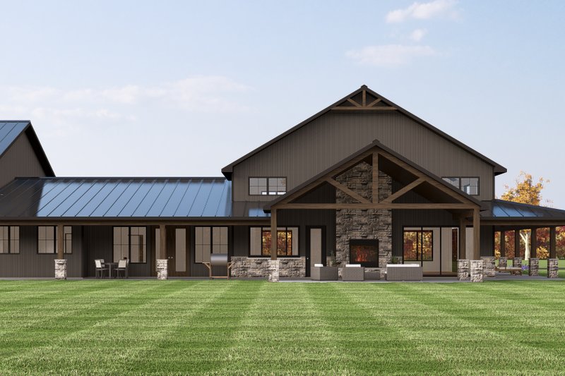 Architectural House Design - Exterior - Other Elevation 11 for Barndominium House Plan #1064-371 - 3 bed, 2.5 bath