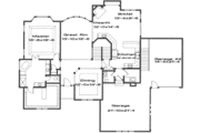 European Style House Plan - 4 Beds 3.5 Baths 2875 Sq/Ft Plan #6-198 