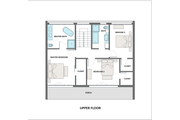 Contemporary Style House Plan - 3 Beds 3 Baths 2028 Sq/Ft Plan #542-22 