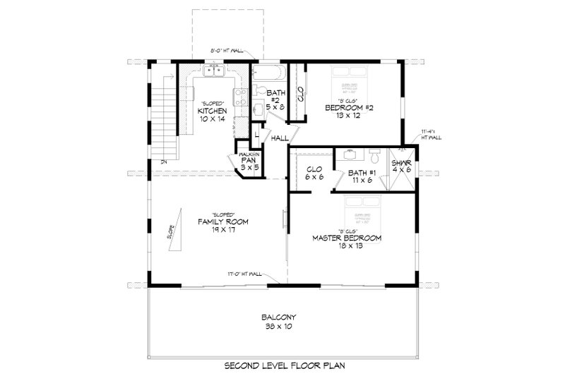 Home Plan - Floor Plan - Upper Floor for Southern House Plan #932-886 - 3 bed, 3 bath
