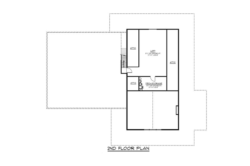 House Blueprint - Floor Plan - Upper Floor for Country House Plan #1064-279 - 3 bed, 2.5 bath