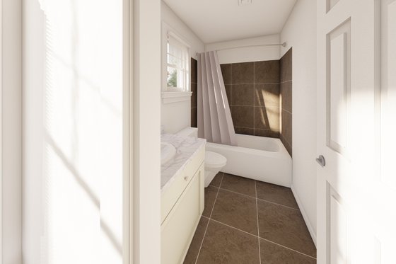 Interior - Master Bathroom for Country House Plan #126-244 - 2 bed, 2 bath