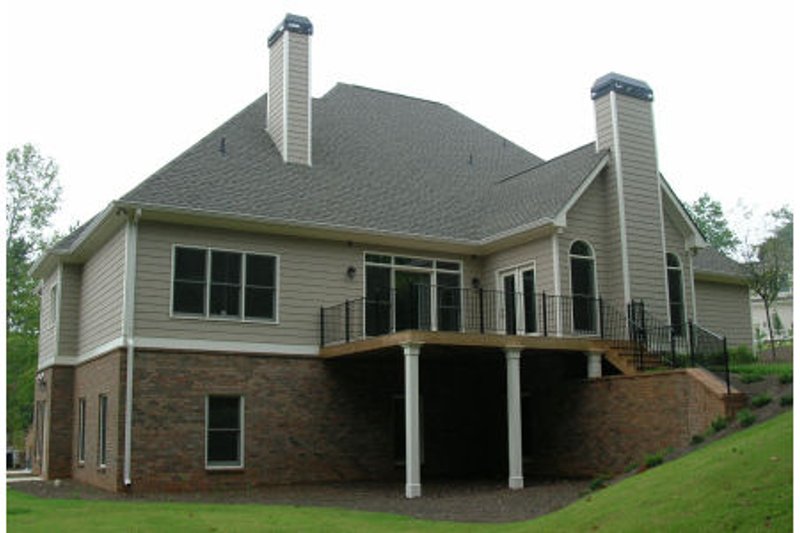 Dream House Plan - Exterior - Rear Elevation for Traditional House Plan #437-35 - 4 bed, 3.5 bath
