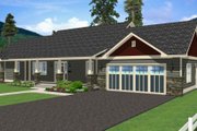 Ranch Style House Plan - 2 Beds 3 Baths 1730 Sq/Ft Plan #126-163 