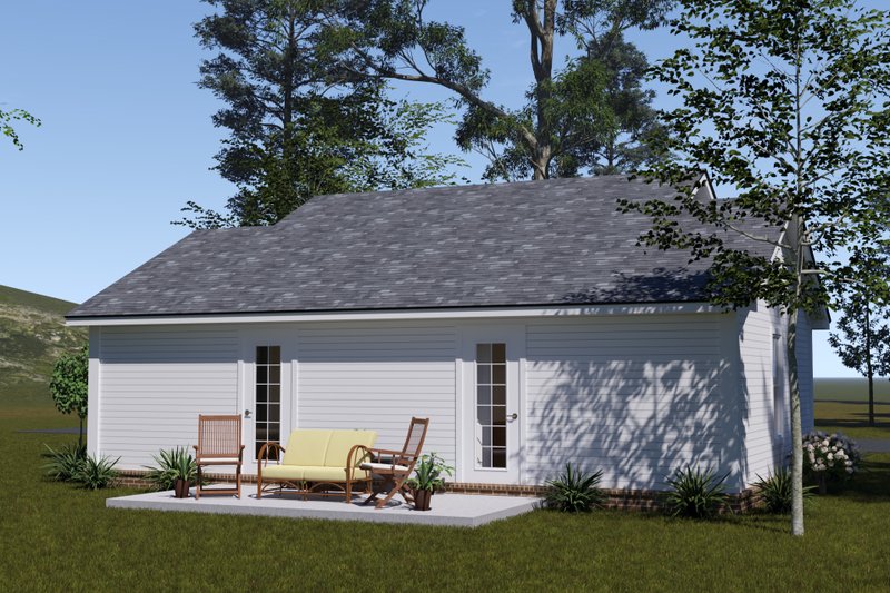 Architectural House Design - Exterior - Other Elevation 2 for Cottage House Plan #513-2414 - 2 bed, 2 bath