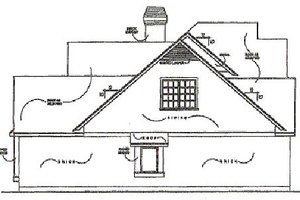 Exterior - Other Elevation 1 for Traditional House Plan #40-133 - 3 bed, 2.5 bath