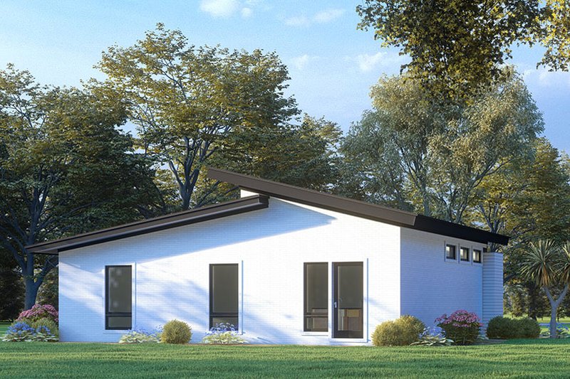 House Design - Exterior - Other Elevation 1 for Contemporary House Plan #923-287 - 3 bed, 2 bath