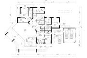 Modern Style House Plan - 5 Beds 3 Baths 5470 Sq/Ft Plan #549-17 