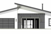Modern Style House Plan - 3 Beds 2 Baths 1700 Sq/Ft Plan #1096-179 Exterior 