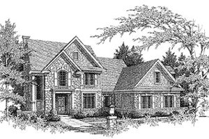 Traditional Exterior - Front Elevation Plan #70-440