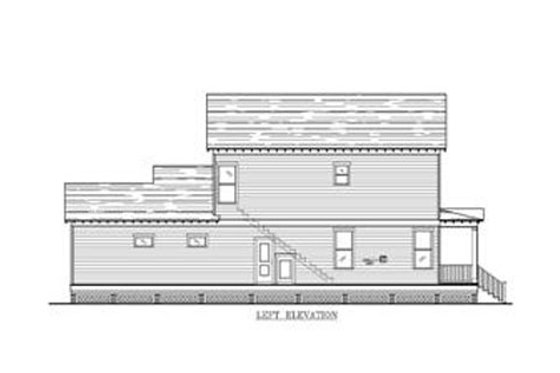 Exterior - Other Elevation for Beach House Plan #442-2 - 3 bed, 2.5 bath