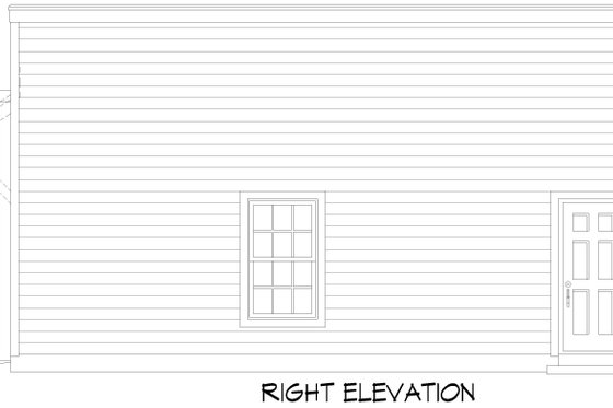 Exterior - Other Elevation 2 for Contemporary House Plan #932-1091, 0 bath