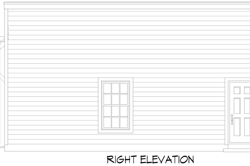 Dream House Plan - Exterior - Other Elevation 2 for Contemporary House Plan #932-1091, 0 bath