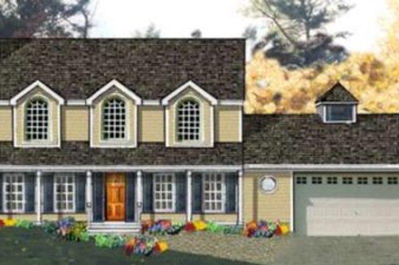 Country Style House Plan - 4 Beds 3 Baths 2212 Sq/Ft Plan #3-179