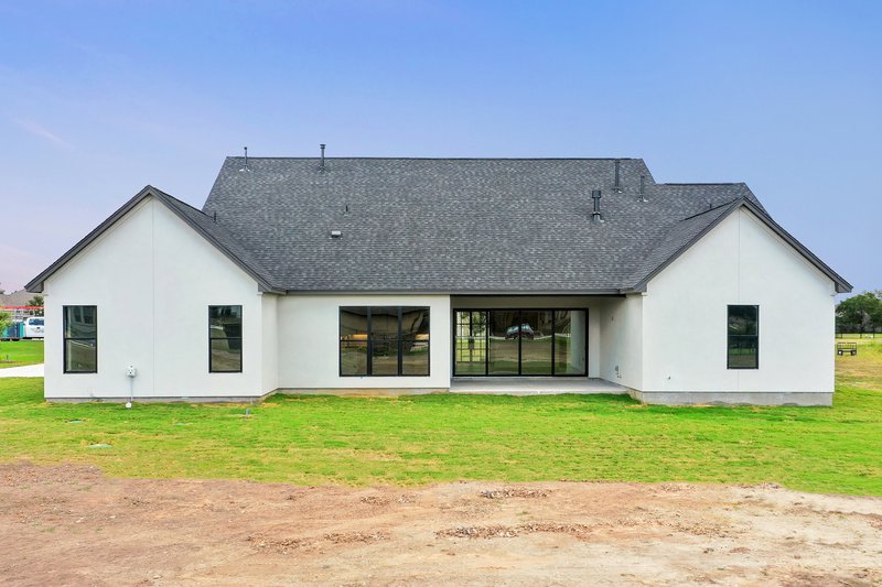 House Plan Design - Exterior - Rear Elevation 1 for Farmhouse House Plan #430-291 - 4 bed, 3.5 bath