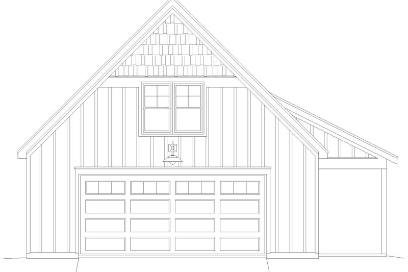 Dream House Plan - Exterior - Front Elevation 3 for Southern House Plan #932-831 - 1 bed, 0 bath
