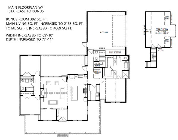 Farmhouse Floor Plan - Other Floor Plan #1074-53