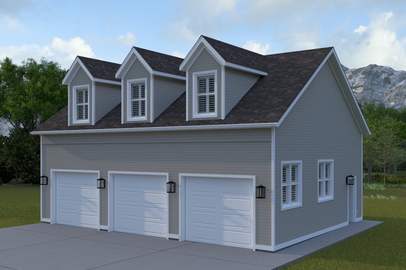 House Blueprint - Exterior - Front Elevation 9 for Farmhouse House Plan #1060-392, 0 bath