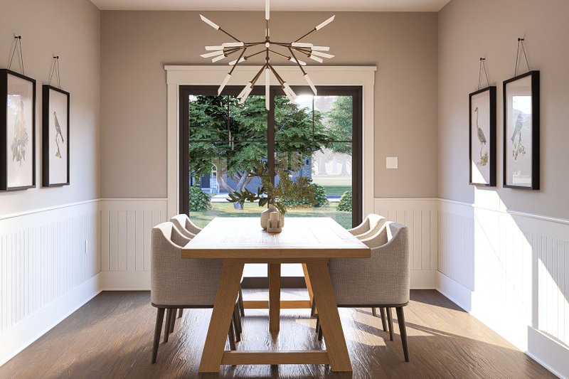 Home Plan - Interior - Dining Room for Craftsman House Plan #455-360 - 2 bed, 1 bath