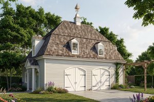 Country Exterior - Front Elevation Plan #137-382