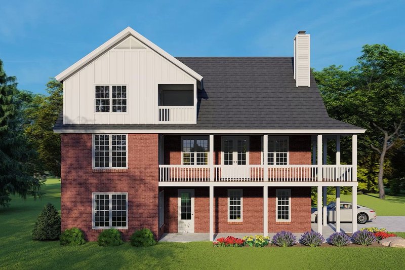 Architectural House Design - Photo 3 for Southern House Plan #932-827 - 3 bed, 2 bath