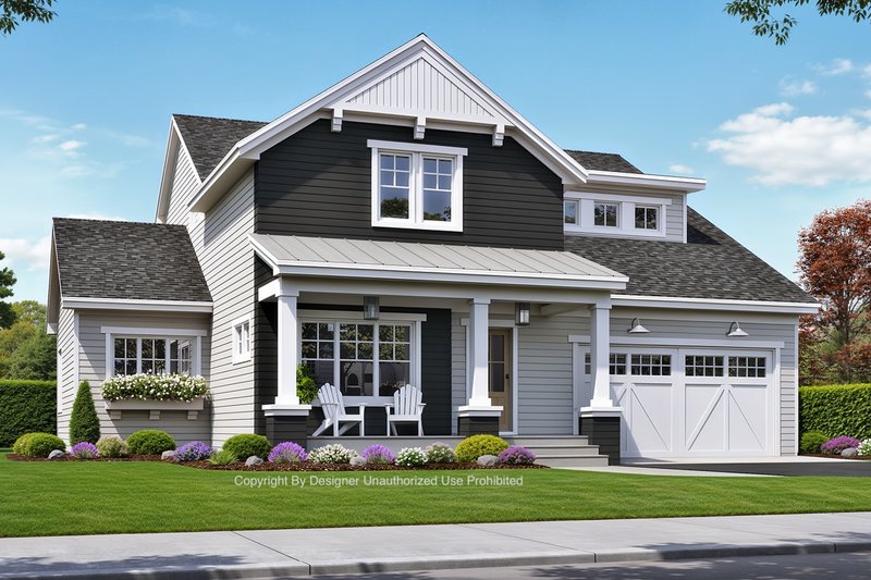 Home Plan - Exterior - Front Elevation 4 for Craftsman House Plan #51-1368 - 4 bed, 3.5 bath