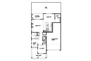 Floor Plan - Main Floor for Contemporary House Plan #569-86 - 5 bed, 4 bath