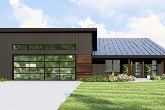 Exterior - Other Elevation for Contemporary House Plan #1064-364 - 2 bed, 2 bath