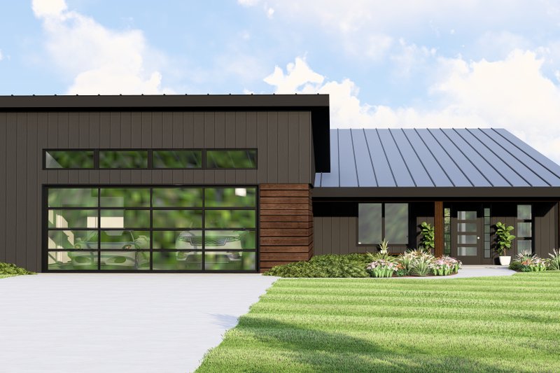 Dream House Plan - Exterior - Other Elevation for Contemporary House Plan #1064-364 - 2 bed, 2 bath