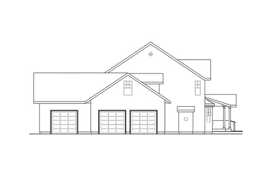 Exterior - Other Elevation for Craftsman House Plan #124-537 - 4 bed, 3 bath