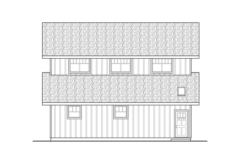 Architectural House Design - Exterior - Other Elevation 1 for Country House Plan #124-1241, 0 bath
