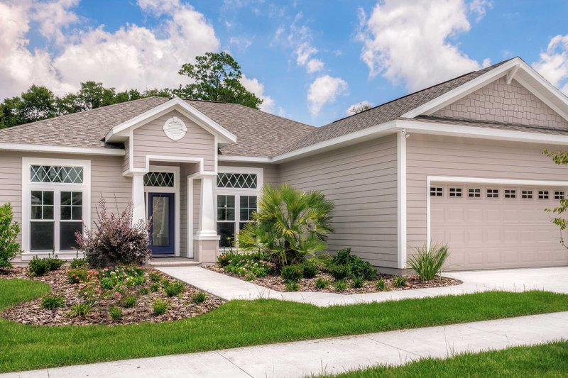 Home Plan - Exterior - Front Elevation 3 for Farmhouse House Plan #938-142 - 4 bed, 2 bath