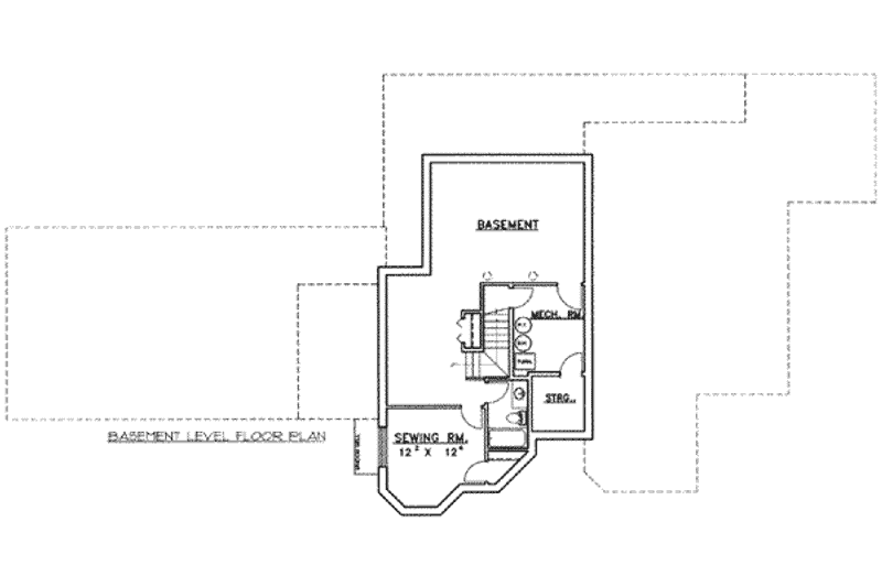 House Plan Design - Floor Plan - Other Floor for Traditional House Plan #117-298 - 3 bed, 2 bath