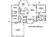 Traditional Style House Plan - 3 Beds 2 Baths 2181 Sq/Ft Plan #81-897 
