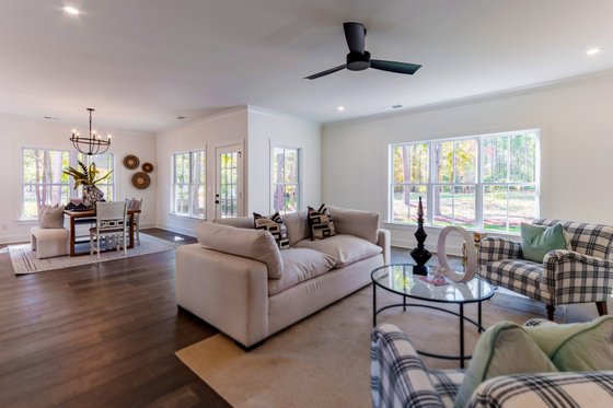 Interior - Family Room 1 for Farmhouse House Plan #461-108 - 4 bed, 3.5 bath