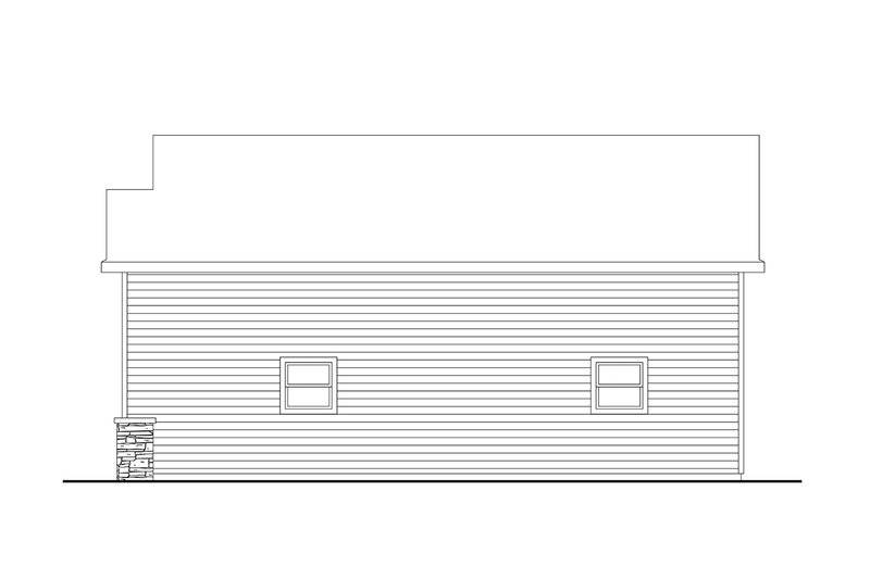 Architectural House Design - Exterior - Other Elevation 1 for Craftsman House Plan #124-1460, 0 bath