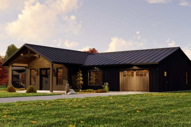 House Plan Design - Exterior - Other Elevation for Barndominium House Plan #1064-267 - 2 bed, 2 bath