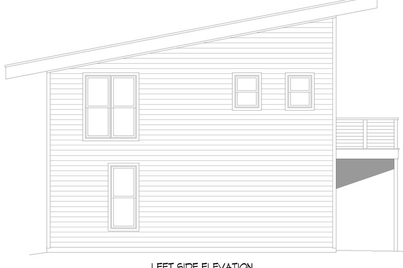 Home Plan - Exterior - Other Elevation for Southern House Plan #932-1294 - 3 bed, 2 bath