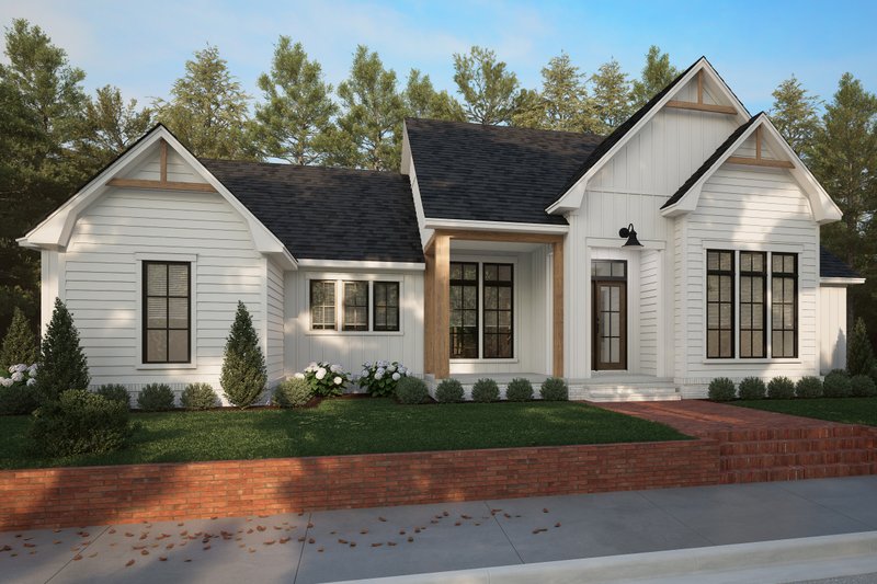 Architectural House Design - Exterior - Front Elevation 6 for Farmhouse House Plan #430-329 - 3 bed, 2.5 bath