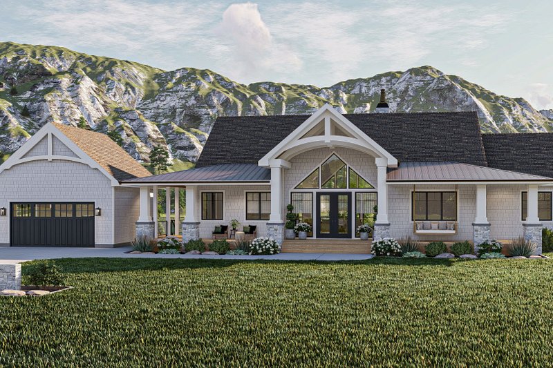 Home Plan - Beach Exterior - Front Elevation Plan #455-291