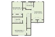 Country Style House Plan - 3 Beds 2.5 Baths 1251 Sq/Ft Plan #17-236 