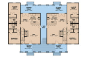 Craftsman Style House Plan - 4 Beds 3 Baths 1595 Sq/Ft Plan #923-123 