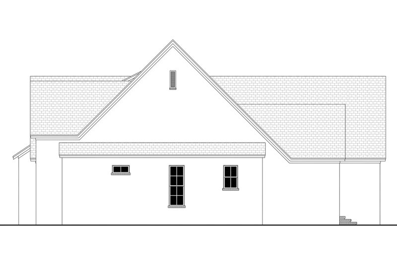 Architectural House Design - Exterior - Other Elevation 1 for Farmhouse House Plan #430-415 - 4 bed, 3.5 bath