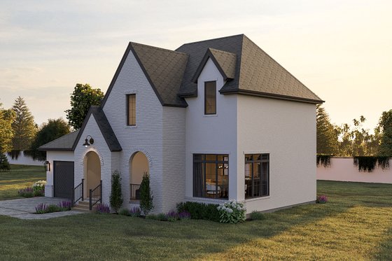 Exterior - Other Elevation 2 for Cottage House Plan #455-649 - 3 bed, 2.5 bath