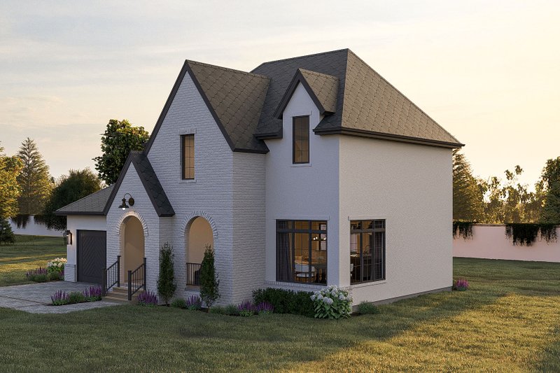 House Plan Design - Exterior - Other Elevation 2 for Cottage House Plan #455-649 - 3 bed, 2.5 bath