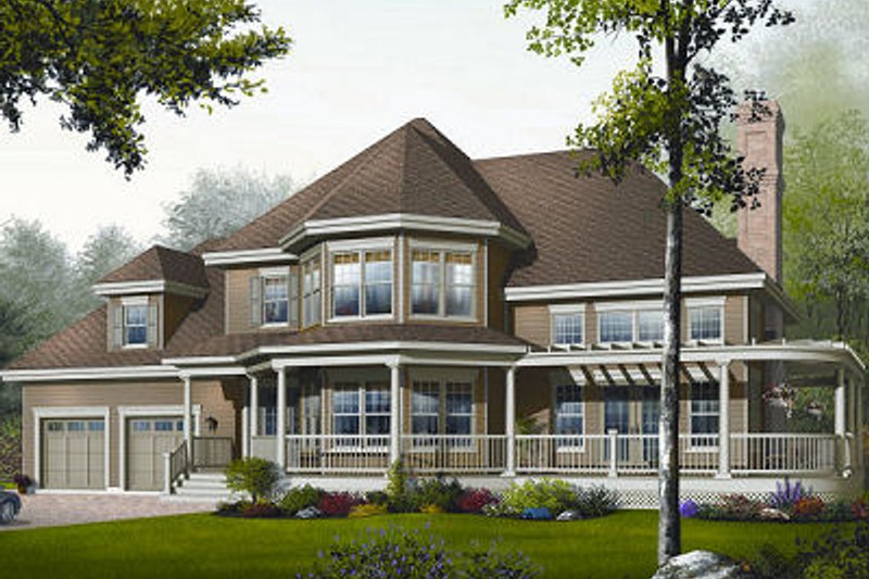 Home Plan - Traditional Exterior - Front Elevation Plan #23-808