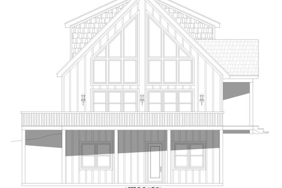Exterior - Other Elevation 3 for Country House Plan #932-619 - 4 bed, 3.5 bath